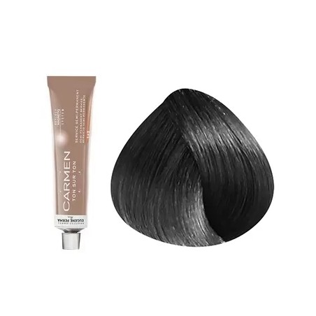 6.12 - BLOND FONCÉ CENDRE IRISE - COLORATION CARMEN - (60ml)