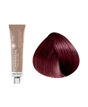 5.66 - CHATAIN CLAIR ROUGE PROFOND - COLORATION CARMEN - (60ml)