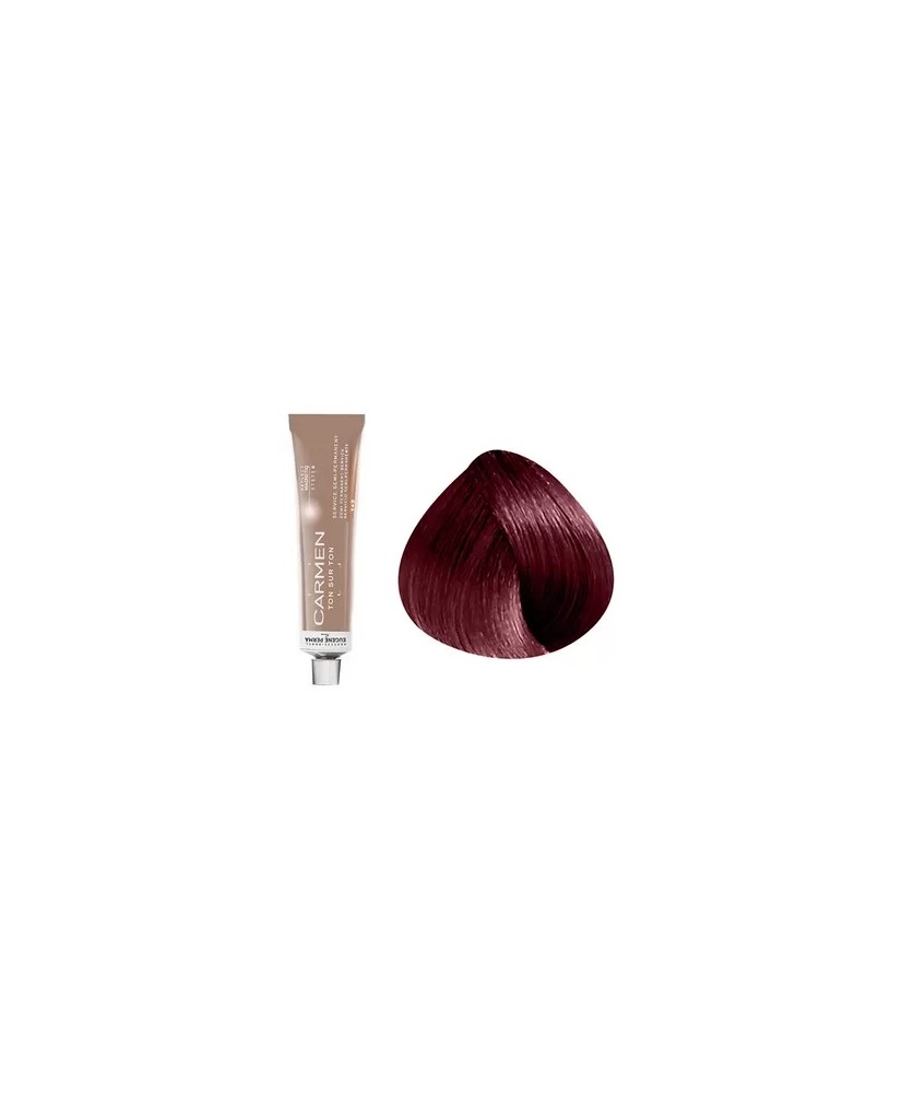 5.66 - CHATAIN CLAIR ROUGE PROFOND - COLORATION CARMEN - (60ml)