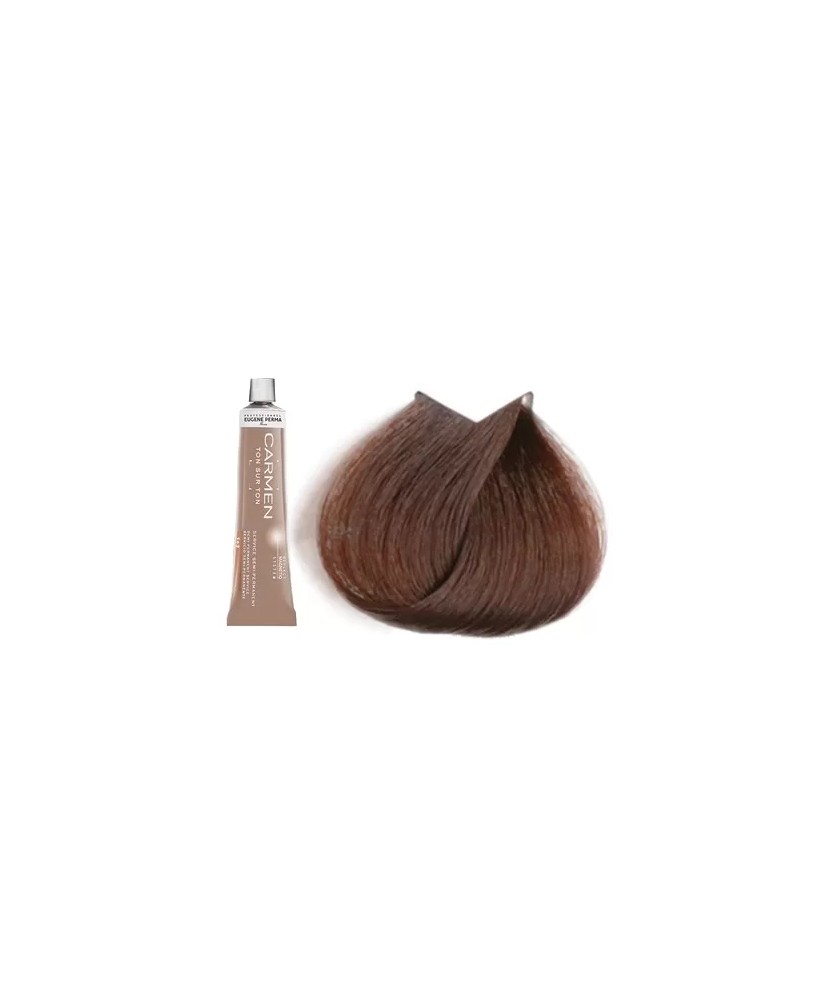 6.35 - BLOND FONCÉ DORÉ ACAJOU - COLORATION CARMEN - (60ml)