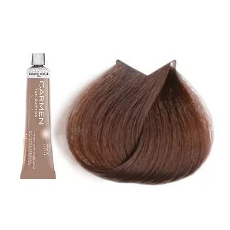 6.35 - BLOND FONCÉ DORÉ ACAJOU - COLORATION CARMEN - (60ml)
