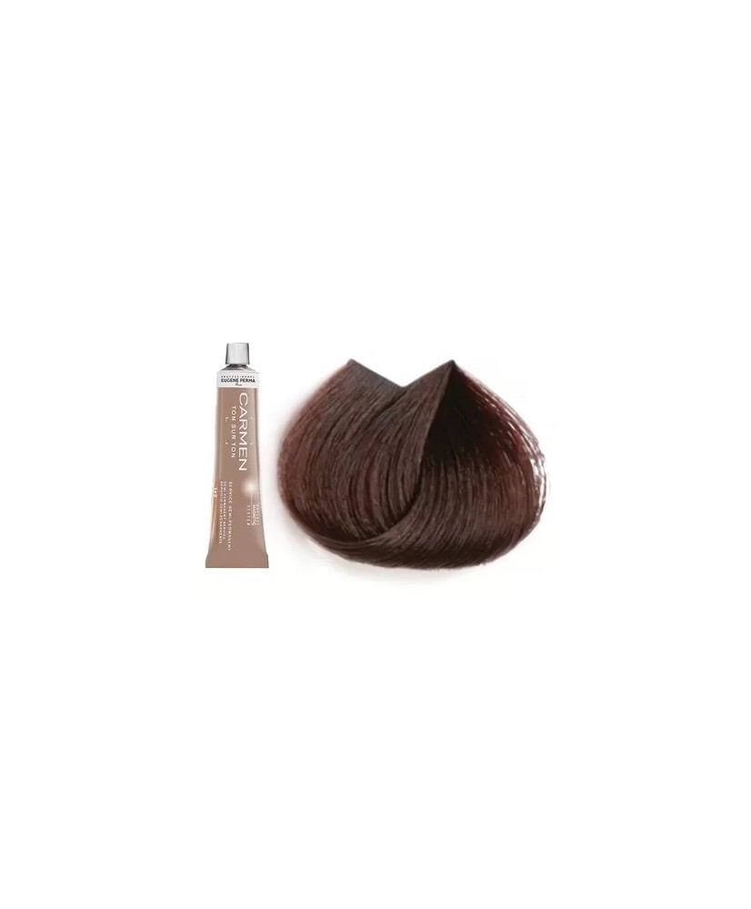 4.35 - CHATAIN DORÉ ACAJOU - COLORATION CARMEN - (60ml)