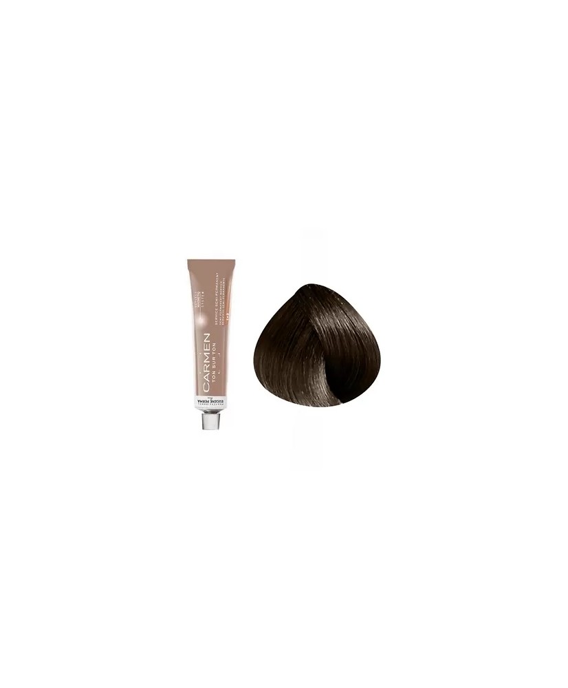 5.15 - CHATAIN CLAIR CENDRE ACAJOU - COLORATION CARMEN - (60ml)