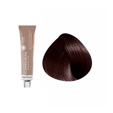 5.42 - CHATAIN CLAIR CUIVRÉ IRISE - COLORATION CARMEN - (60ml)