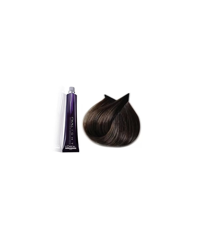 5.8 - CHATAIN CLAIR MOCCA - COLORATION DIALIGHT - (50ml)