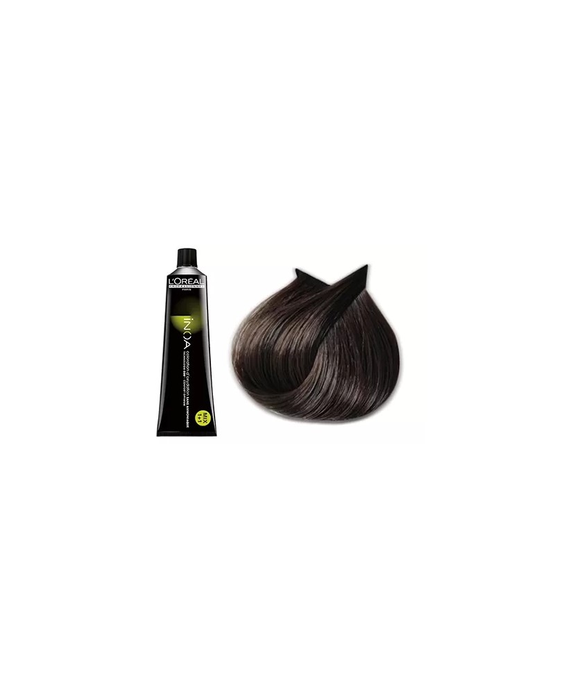 5.12 - CHATAIN CLAIR CENDRE IRISE - COLORATION INOA HIGH RESIST - (60ml)