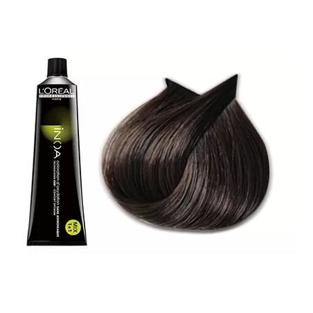 5.12 - CHATAIN CLAIR CENDRE IRISE - COLORATION INOA HIGH RESIST - (60ml)