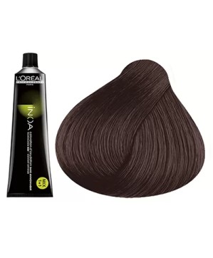 5.15 - CHATAIN CLAIR CENDRE ACAJOU - COLORATION INOA HIGH RESIST - (60ml)