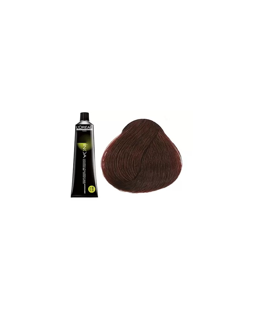 4.56 - CHATAIN ROUGE ACAJOU - COLORATION INOA HIGH RESIST - (60ml)