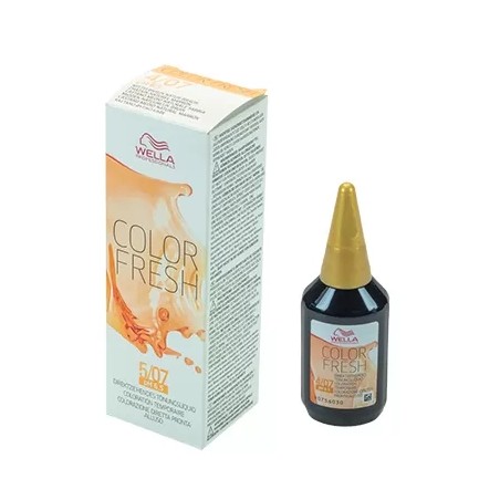 5.07 - CHATAIN CLAIR NATUREL MARRON - COLORATION COLOR FRESH - (75ml)