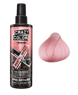 CRAZY COLOR SPRAY PEACHY CORAL - COLORATION CRASY COLOR - (250ml)