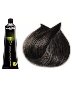 5.18 - CHATAIN CLAIR CENDRE MOCCA - COLORATION INOA - (60ml)