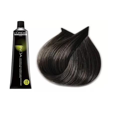 5.18 - CHATAIN CLAIR CENDRE MOCCA - COLORATION INOA - (60ml)