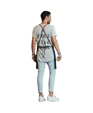 Tablier JIMY toile Jean et laniere