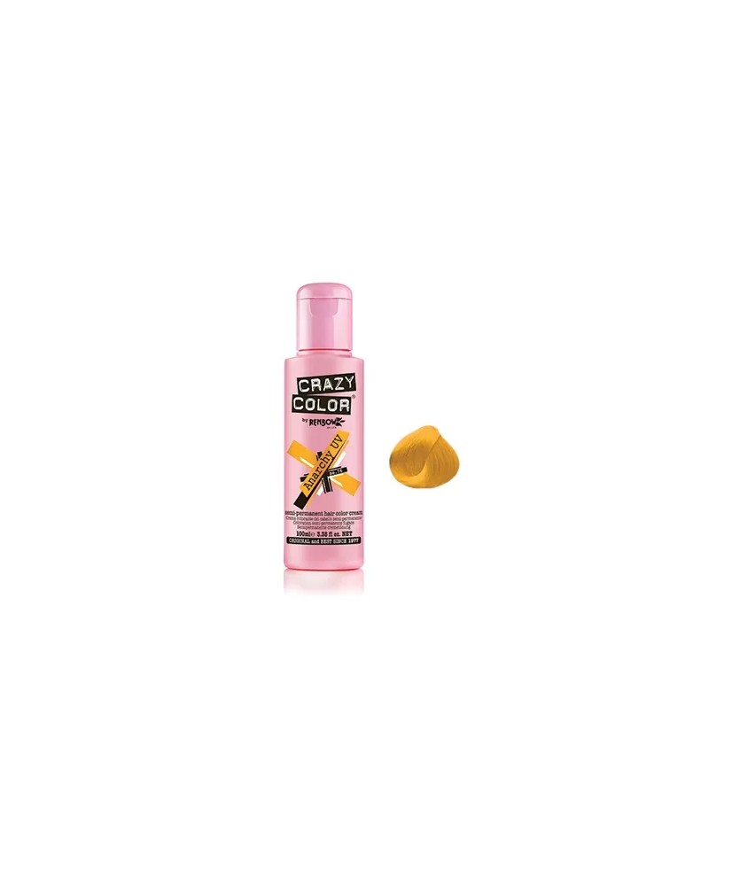 NEON UV ORANGE ANARCHY  - COLORATION CRASY COLOR - (100ml)