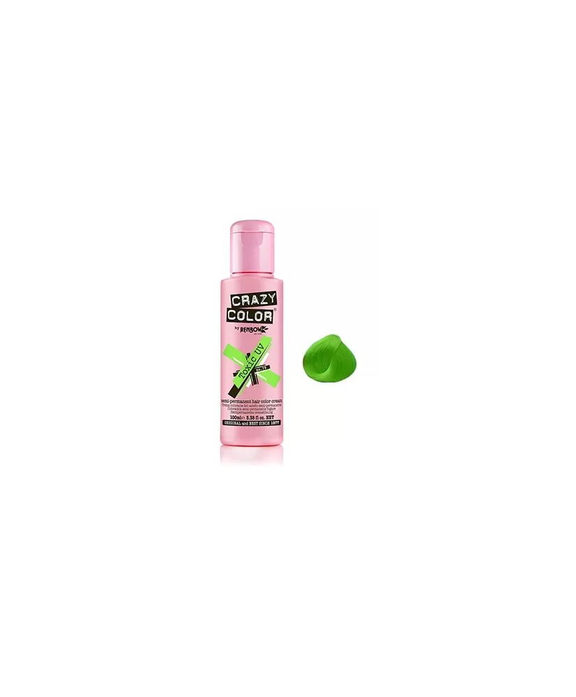 NEON UV VERT TOXIC - COLORATION CRASY COLOR - (100ml)