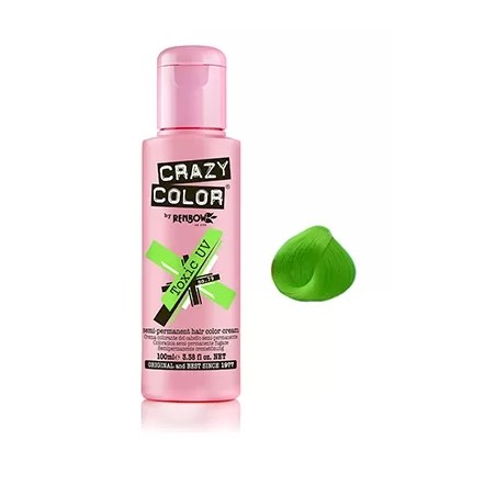 NEON UV VERT TOXIC - COLORATION CRASY COLOR - (100ml)