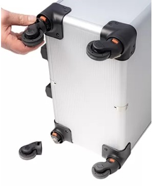 Valise GM ALISHYP-4  SILVER  43 25 83 CM
