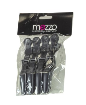 Pinces XL Polux MEZZO - 140 mm, Noires, Lot de 4