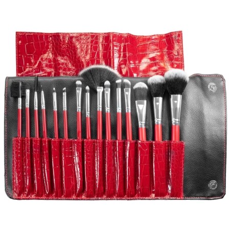 Pinceaux maquil DOUCYNYL trousse de 15 assortis