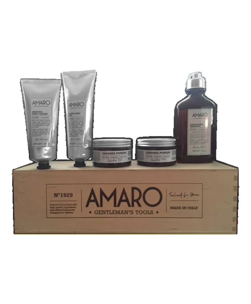 Boite bois AMARO présentoir