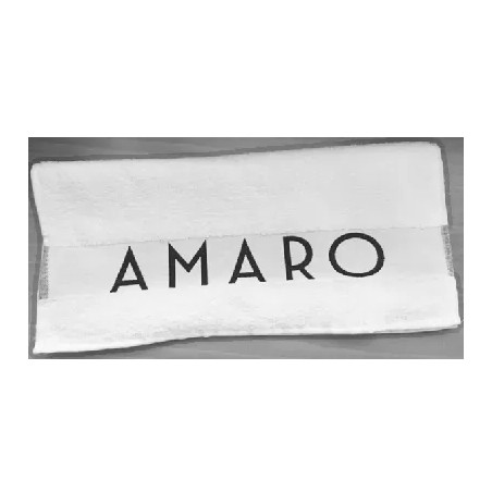Serviette blanche AMARO coton 30x90cm 300-gr-m2