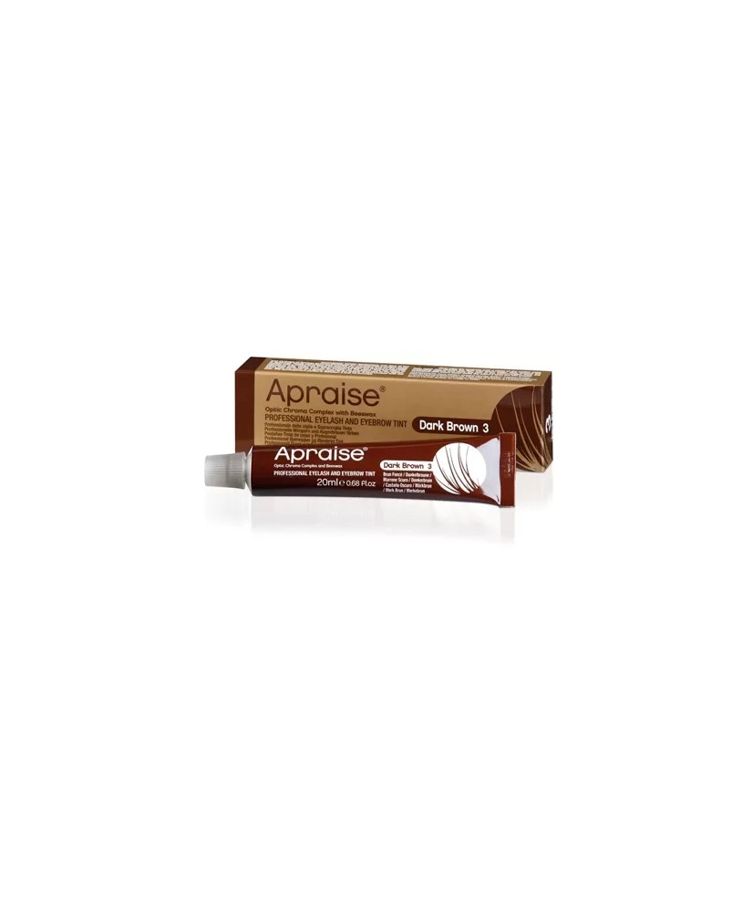 Teinture pour Cils APRAISE - Brun Foncé No 3, Tube 20 ml