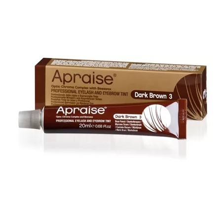 Teinture pour Cils APRAISE - Brun Foncé No 3, Tube 20 ml