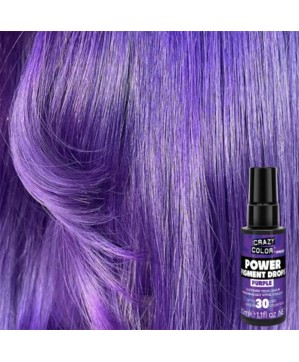 CRAZY COLOR PIGMENT PURPLE - COLORATION CRASY COLOR - (30ml)