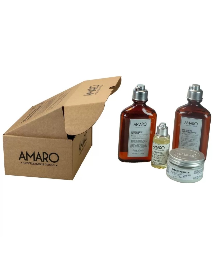 Boite carton AMARO présentoir