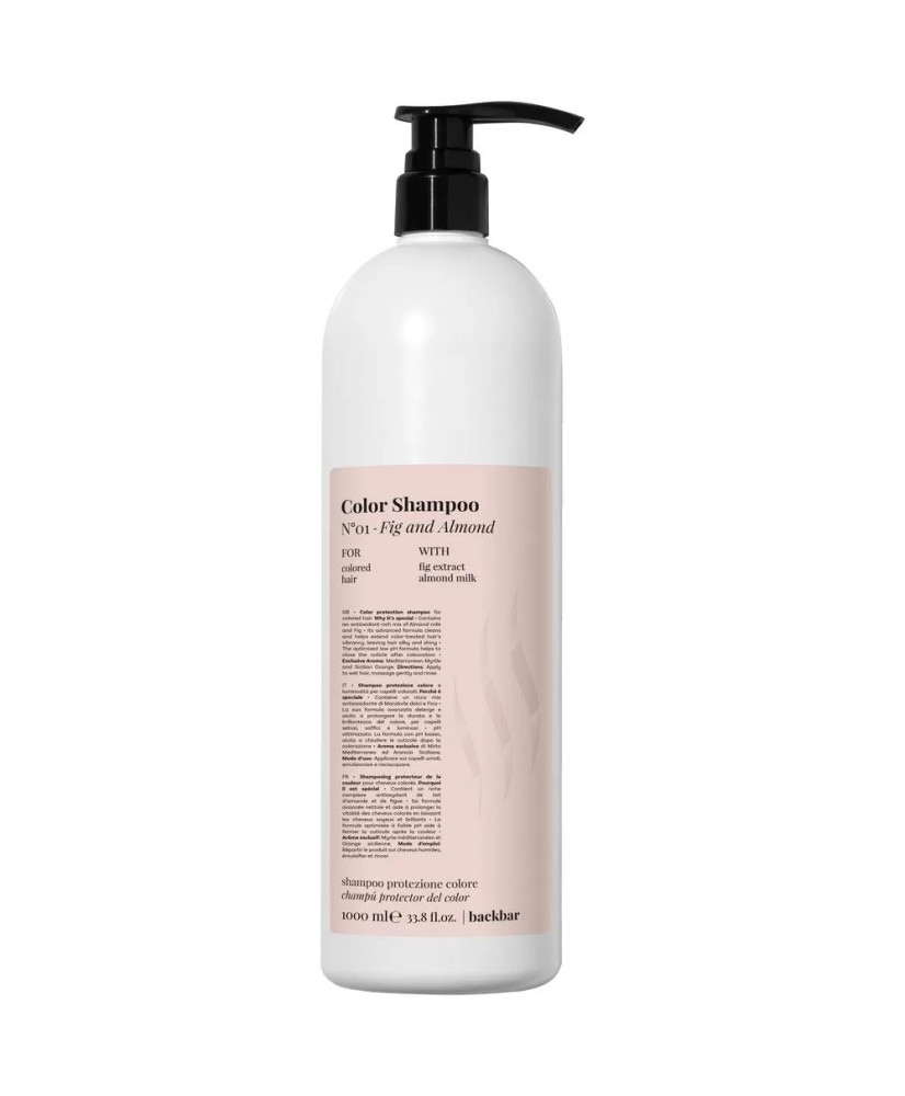 Shampoing Back Bar Color N°1 (1L) - Farmavita