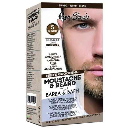 Kit Coloration Barbe et Moustache Blond - Complet avec Accessoires