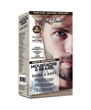 Kit Coloration Barbe et Moustache Blond Foncé - Complet avec Accessoires
