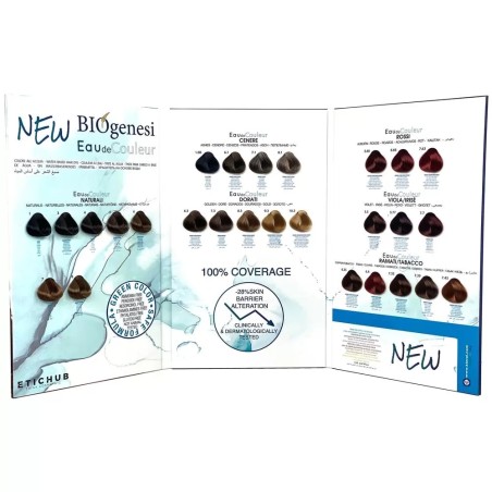 Eau-de-Couleur Nuancier 27 mechesColoration poudre