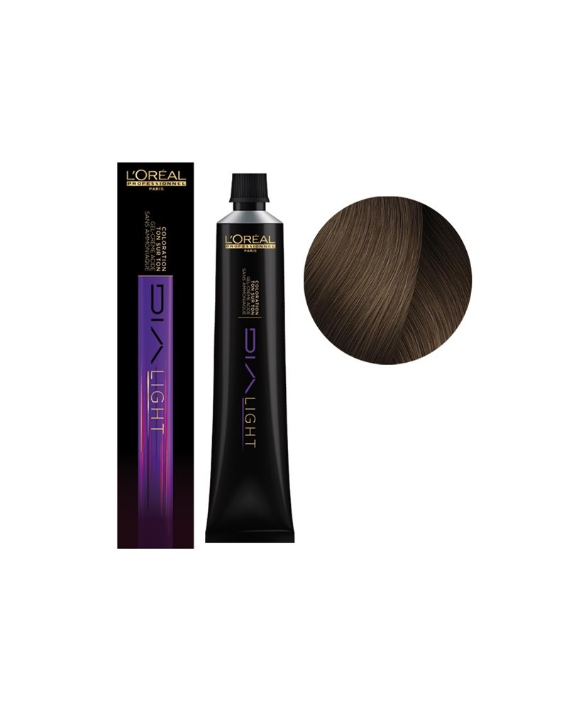 6.28 - BLOND FONCÉ IRISE MOCCA - COLORATION DIALIGHT - (50ml)