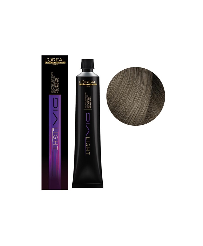 7.01 - BLOND NATUREL CENDRE - COLORATION DIALIGHT - (50ml)