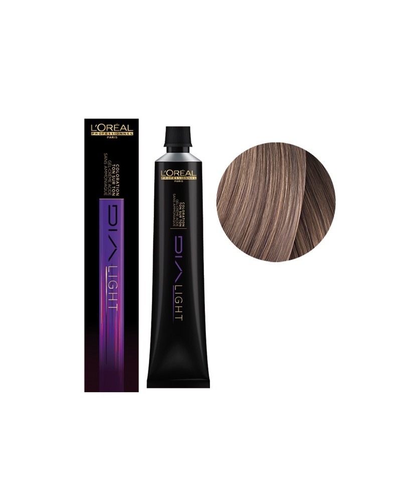8.21 - BLOND CLAIR IRISE CENDRE - COLORATION DIALIGHT - (50ml)