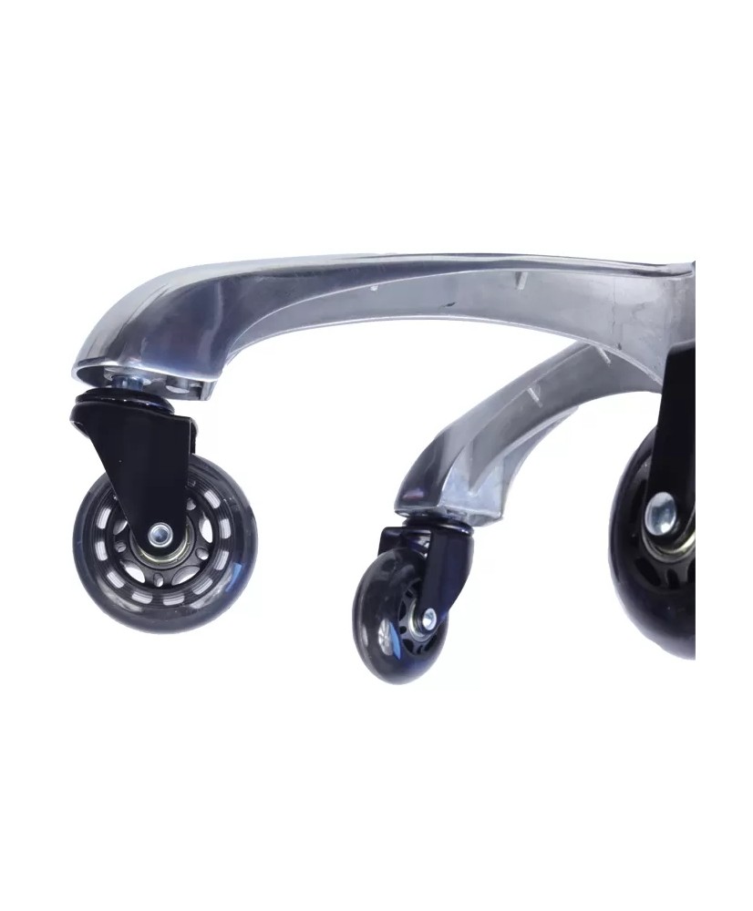 Roulette SUPER-RACING Noire 65mm special tabouret