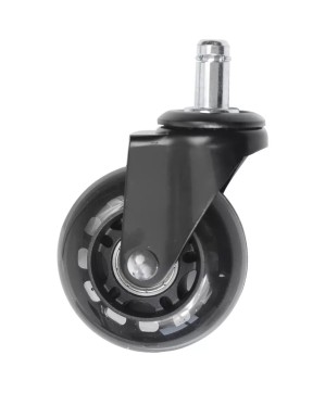 Roulette SUPER-RACING Noire 65mm special tabouret