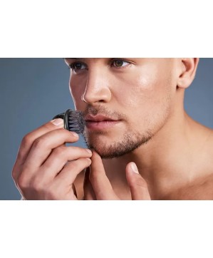 Brosse sanglier barbe Mini 60x40 mm poignée