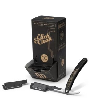Kit Rasoir CLICK & CLEAN + 80 LAMES - CERUNIK