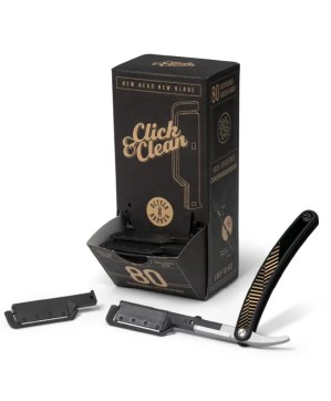 Kit Rasoir CLICK & CLEAN + 80 LAMES - CERUNIK
