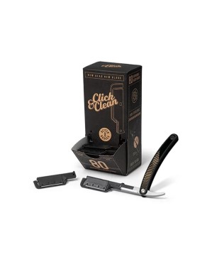 Kit Rasoir CLICK & CLEAN + 80 LAMES - CERUNIK