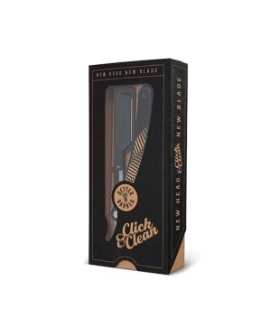 Kit Rasoir CLICK & CLEAN + 80 LAMES - CERUNIK