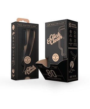 Kit Rasoir CLICK & CLEAN + 80 LAMES - CERUNIK