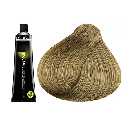 8.12 - BLOND CLAIR CENDRE IRISE - COLORATION INOA - (60ml)