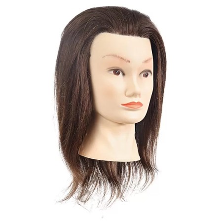 Tête d'Étude LYSA - Cheveux Naturels Blond Foncé 30/35 cm