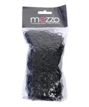 Elastiques Silicone 20 mm noirs (+/- 2000 pièces)