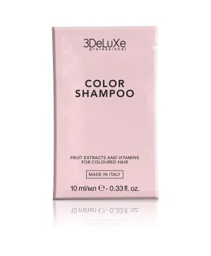 3DeLuxe Shampo.testeur10 ml Cheveux colorés x 50