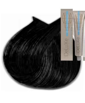 1 - NOIR - COLORATION 3DELUXE - (100ml)